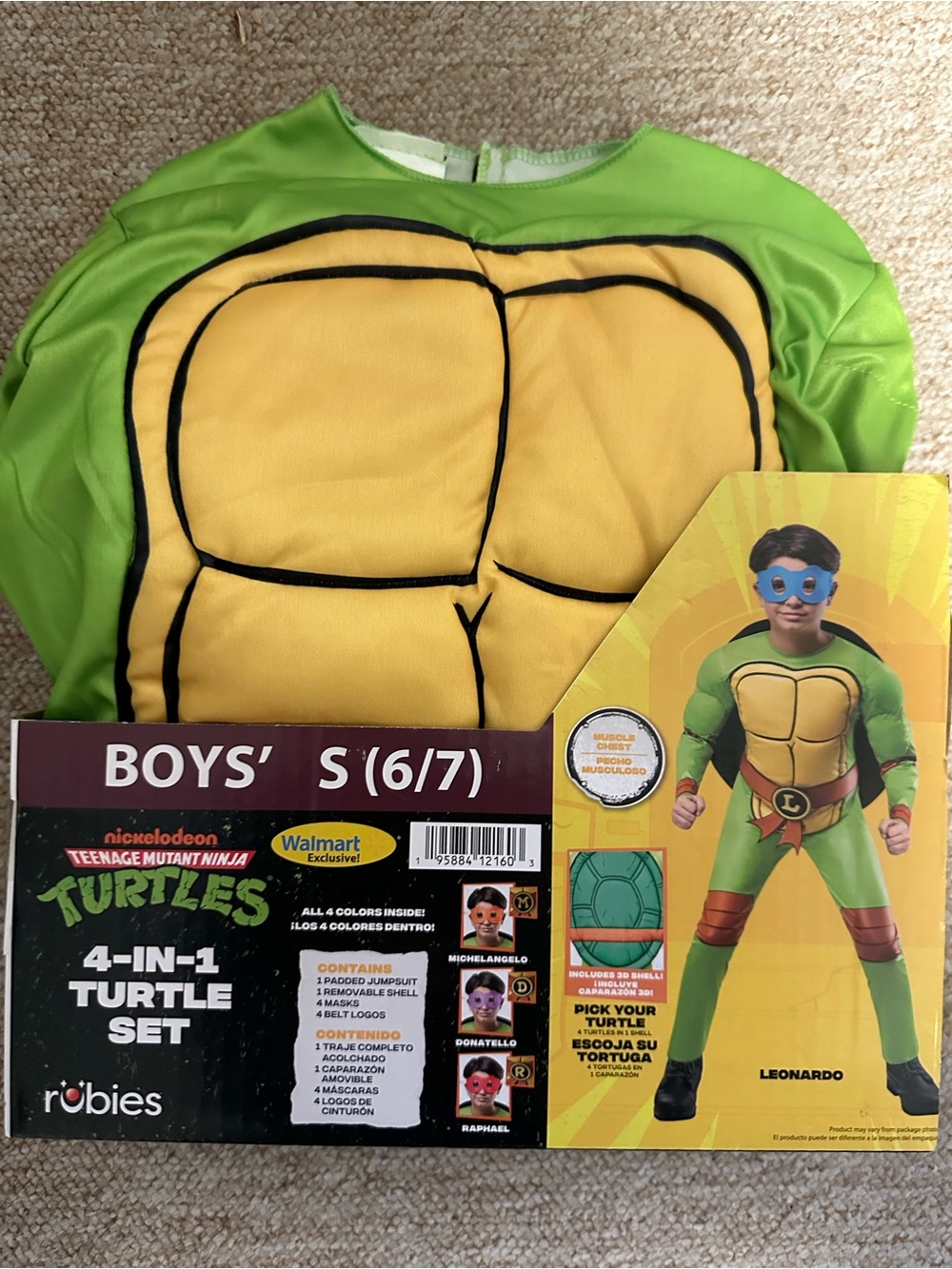 Kids turtles costume 6/7